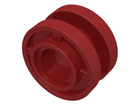 LEGO® los onderdeel Wiel in kleur Donkerrood 42610