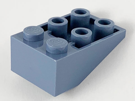 LEGO® los onderdeel Dakpan Omgekeerd Zandblauw 3747a