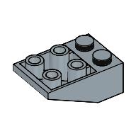 LEGO® los onderdeel Dakpan Omgekeerd Zandblauw 3747a