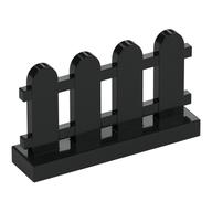 LEGO® los onderdeel Hek in kleur Zwart 33303