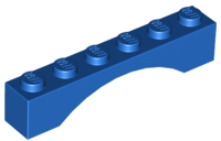Plaatje in Gallery viewer laden, LEGO® los onderdeel Steen Boog in kleur Blauw 3455
