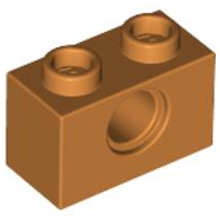 Plaatje in Gallery viewer laden, LEGO® los onderdeel Technische Steen Aarde Oranje 3700