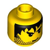 LEGO® los onderdeel Hoofd in kleur Geel 3626px133