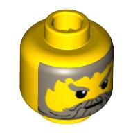LEGO® los onderdeel Hoofd in kleur Geel 3626px132