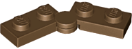 Plaatje in Gallery viewer laden, LEGO® los onderdeel Scharnier in kleur Bruin 2429c01