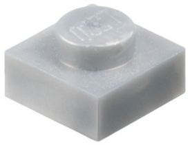 LEGO® los onderdeel Plaat Algemeen Parel Lichtgrijs 3024