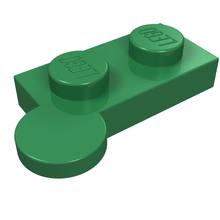 Plaatje in Gallery viewer laden, LEGO® los onderdeel Scharnier in kleur Groen 2430