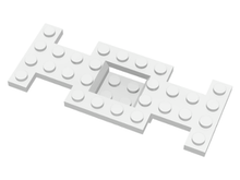 Plaatje in Gallery viewer laden, LEGO® los onderdeel Onderstel in kleur Wit 4212b