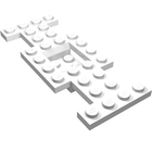LEGO® los onderdeel Onderstel in kleur Wit 4212b