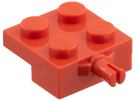 LEGO® los onderdeel Plaat Aangepast in kleur Rood 4488