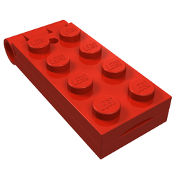 LEGO® los onderdeel Scharnier in kleur Rood 3149c01