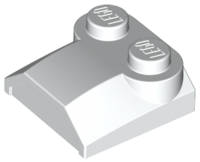 Plaatje in Gallery viewer laden, LEGO® los onderdeel Dakpan Gebogen in kleur Wit 41855
