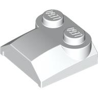 LEGO® los onderdeel Dakpan Gebogen in kleur Wit 41855