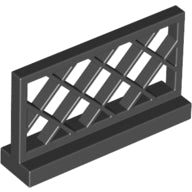 Plaatje in Gallery viewer laden, LEGO® los onderdeel Hek in kleur Zwart 3185