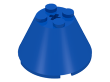 Plaatje in Gallery viewer laden, LEGO® los onderdeel Kegel in kleur Blauw 3943b