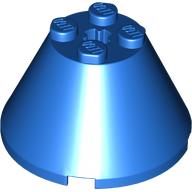 LEGO® los onderdeel Kegel in kleur Blauw 3943b