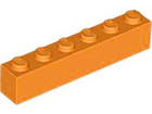 LEGO® los onderdeel Steen in kleur Oranje 3009