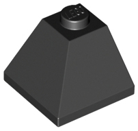 LEGO® los onderdeel Dakpan Algemeen in kleur Zwart 3045