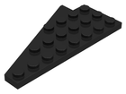 LEGO® los onderdeel Wig Plaat in kleur Zwart 3934