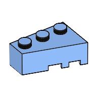 Plaatje in Gallery viewer laden, LEGO® los onderdeel Wig in kleur Medium Blauw 6565