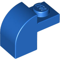 Plaatje in Gallery viewer laden, LEGO® los onderdeel Dakpan Gebogen in kleur Blauw 6091
