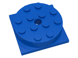 LEGO® los onderdeel Draaischijf in kleur Blauw 3403c01