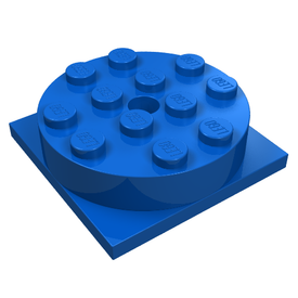 LEGO® los onderdeel Draaischijf in kleur Blauw 3403c01