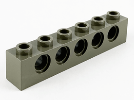 LEGO® los onderdeel Technische Steen Donkergrijs 3894