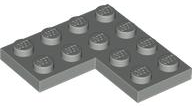 LEGO® los onderdeel Plaat Algemeen in kleur Lichtgrijs 2639