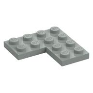 LEGO® los onderdeel Plaat Algemeen in kleur Lichtgrijs 2639