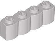 LEGO® los onderdeel Steen Aangepast Lichtgrijs 30137