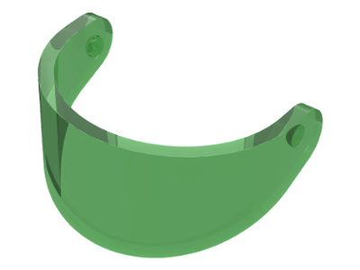 LEGO® Hoofddeksel Accessoire Doorzichtig Groen 2447