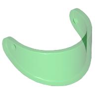 LEGO® Hoofddeksel Accessoire Doorzichtig Groen 2447