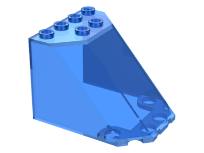 LEGO® los onderdeel Voorruit Doorzichtig Donkerblauw 30251