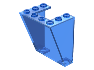 LEGO® los onderdeel Voorruit Doorzichtig Donkerblauw 4872