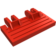 Plaatje in Gallery viewer laden, LEGO® los onderdeel Scharnier in kleur Rood 44569