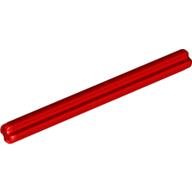 LEGO® los onderdeel Technische As in kleur Rood 3706