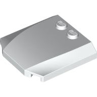 LEGO® los onderdeel Wig in kleur Wit 45677