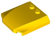 LEGO® los onderdeel Wig in kleur Geel 45677