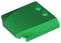 LEGO® los onderdeel Wig in kleur Groen 45677