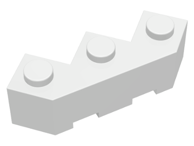 LEGO® los onderdeel Steen Aangepast in kleur Wit 2462
