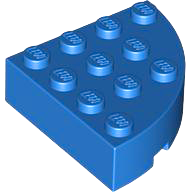 Plaatje in Gallery viewer laden, LEGO® los onderdeel Steen Rond in kleur Blauw 2577