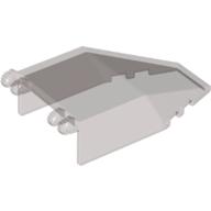 Plaatje in Gallery viewer laden, LEGO® los onderdeel Voorruit Doorzichtig Zwart 30372