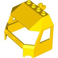 Plaatje in Gallery viewer laden, LEGO® los onderdeel Voorruit in kleur Geel 45406