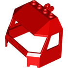 LEGO® los onderdeel Voorruit in kleur Rood 45406