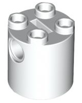 Plaatje in Gallery viewer laden, LEGO® los onderdeel Steen Rond in kleur Wit 30361c