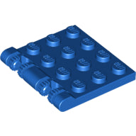 Plaatje in Gallery viewer laden, LEGO® los onderdeel Scharnier in kleur Blauw 44570