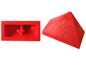 LEGO® los onderdeel Dakpan Algemeen in kleur Rood 3048c