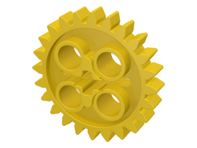 LEGO® los onderdeel Technische Tandwiel in kleur Geel 3648