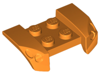 LEGO® los onderdeel Spatbord in kleur Oranje 44674